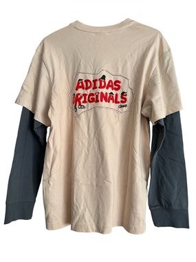 Adidas Originals x Charr Embroidered Layered Long Sleeve Streetwear
